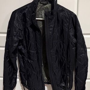Women’s Black Quilted Shelled Jacket